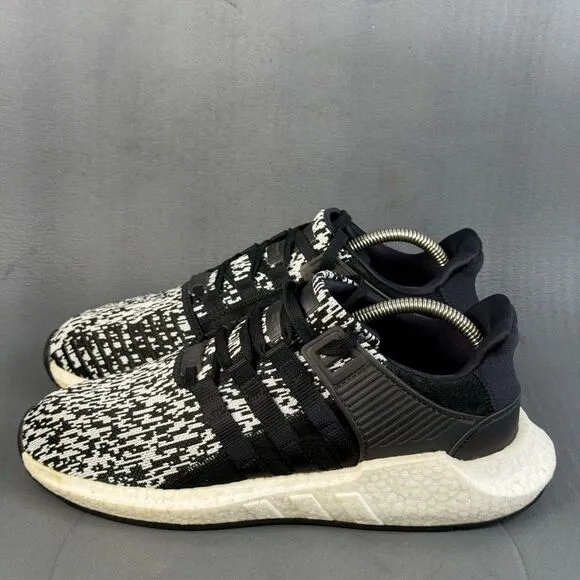 Adidas EQT Support 93/17 'Black Glitch' sneaker shoes men’s size 9.5