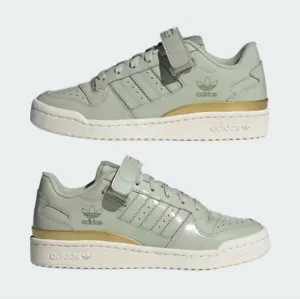 Adidas Forum Low Halo Green Matte Gold Size 6