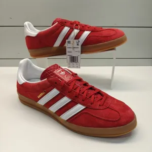 Adidas Gazelle Indoor Scarlet Red H06261 Casual Suede Leather Sneakers Men 11.5