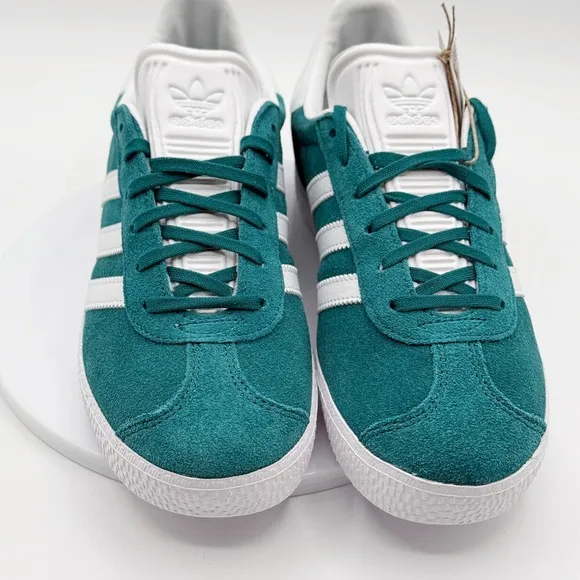 Adidas Gazelle Junior Shoes Size 7 Kids Teal/White Originals IF9800 - NEW