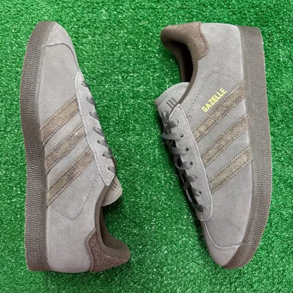 Adidas Gazelle Low Mens Casual Shoes Brown IG2097 NEW Multi Sz