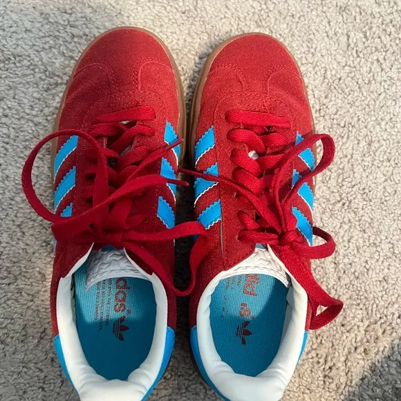 Adidas Gazelle Sneakers Red/Blue/Gum