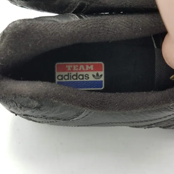 Adidas Goodyear Size 5 Black Leather Driving Racing Shoes Sneakers Art 562482