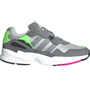 Adidas Gray and Green Sneakers