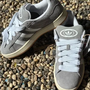 Adidas Gray and White Sneakers Casual Athletic Style