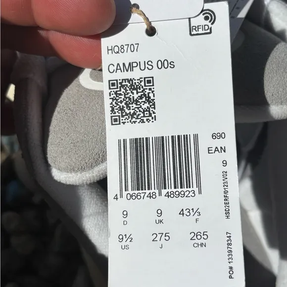 Adidas Gray and White Sneakers Casual Athletic Style