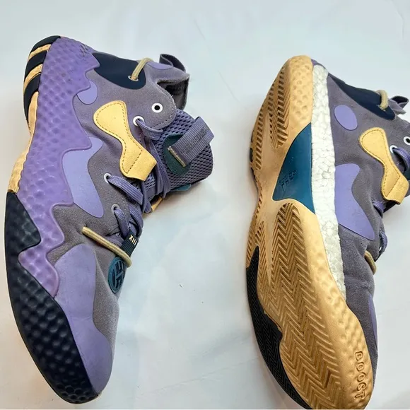 Adidas Harden Magic Lilac Pulse Amber Basketball Sneakers  2022 9.5