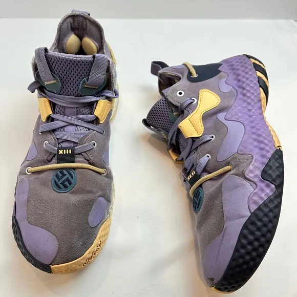 Adidas Harden Magic Lilac Pulse Amber Basketball Sneakers  2022 9.5
