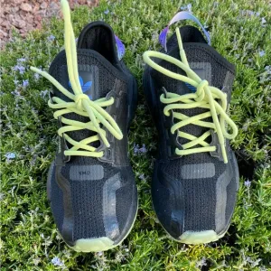 Adidas Kids Black and Green NMD R1 V2 Shoes