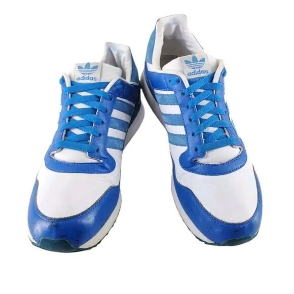Adidas LA Trainer Shoes Mens 10 Blue White Athletic Performance