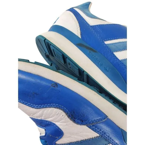 Adidas LA Trainer Shoes Mens 10 Blue White Athletic Performance