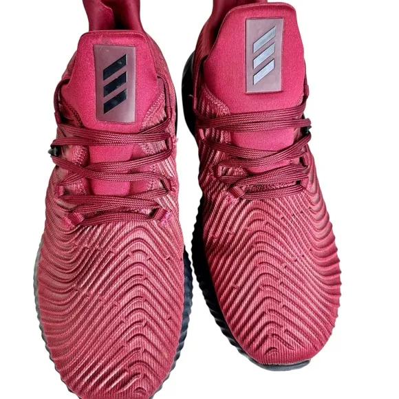 Adidas Men's AlphaBounce Instinct Running Sneakers Maroon SZ 9.5