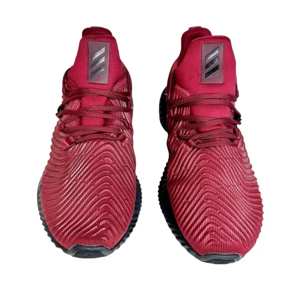Adidas Men's AlphaBounce Instinct Running Sneakers Maroon SZ 9.5