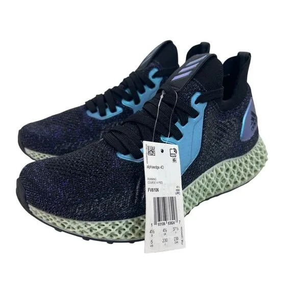 adidas Men's Alphaedge 4D Running Shoes &quot;Goodbye Gravity&quot; Size 5 FV6106