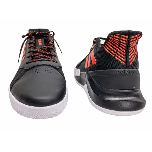 Adidas Mens Black Red Run the Game Basketball Shoes Active Red 8
