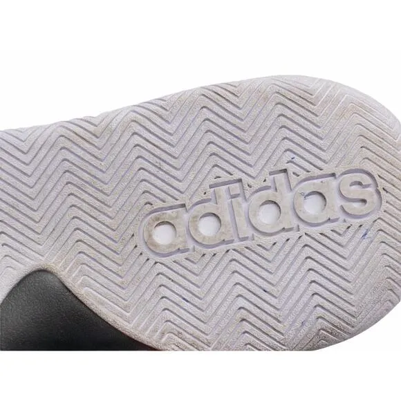 Adidas Mens Black Red Run the Game Basketball Shoes Active Red 8