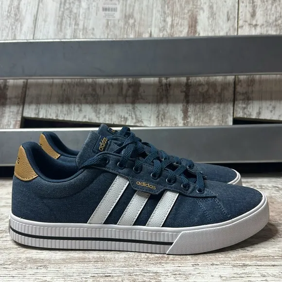 Adidas Mens Daily 3.0 FW7033 Black Casual Shoes Sneakers Size 11