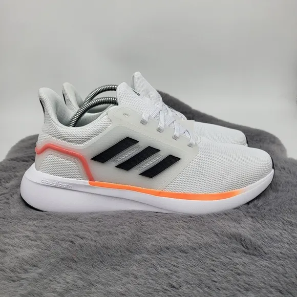Adidas Men's EQ19 Run Shoes 'White Solar Red' Running Shoes