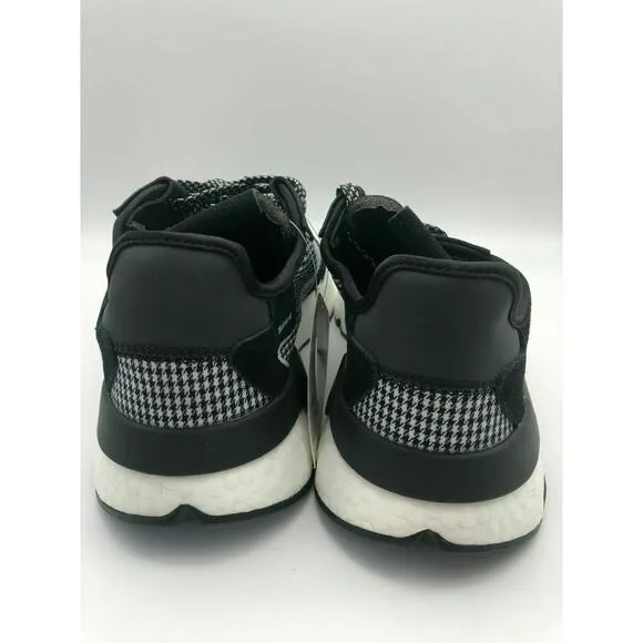 adidas Men’s Nite Jogger Casual Shoes Black/White/Silver FV3854 Size 10.5 NWT