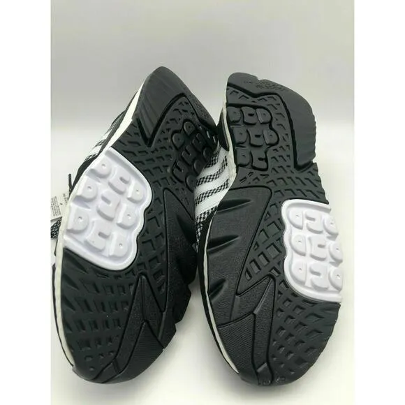 adidas Men’s Nite Jogger Casual Shoes Black/White/Silver FV3854 Size 10.5 NWT
