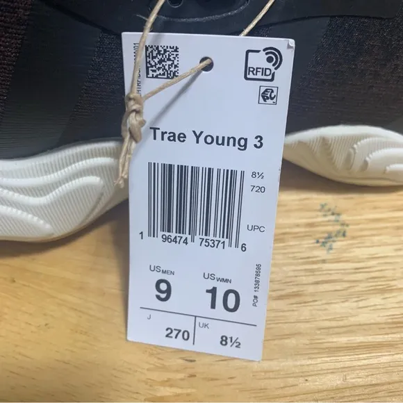 Adidas Men's Trae Young 3 Shadown Brown‎ Basketball Shoes *NEW* Size 9