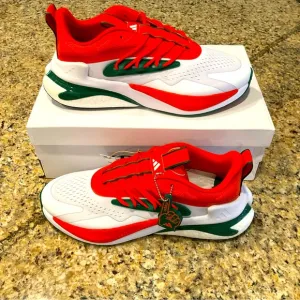 Adidas Miami Hurricanes Alphaboost  IH6337 V2 Shoes Men Size 9.5 Full Box