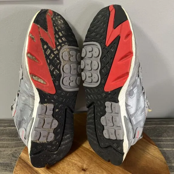 adidas Nite Jogger Mens Size 13 Grey Red Sneakers Casual Shoes EE5869