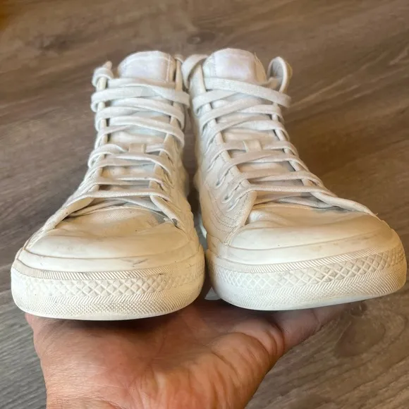 Adidas Nizza Hi Rf Sneakers Cloud White Mens 10 UK 9.5 EU 44