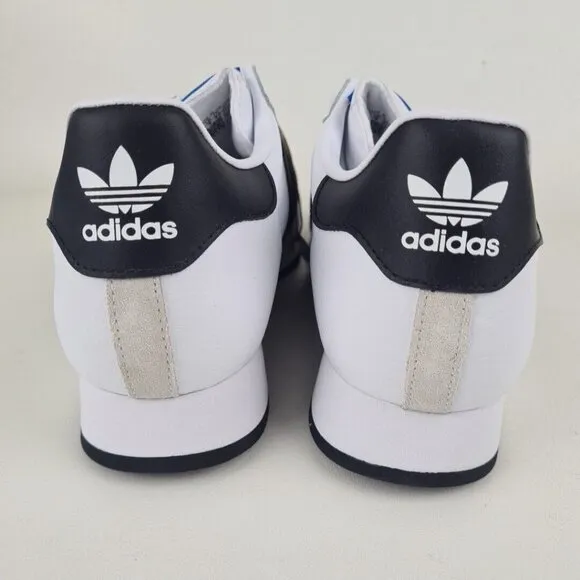 adidas Originals 675033 Samoa Leather Casual Sneakers Men White/Black SZ 8.5