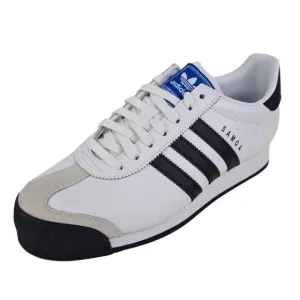 adidas Originals 675033 Samoa Leather Casual Sneakers Men White/Black SZ 8.5
