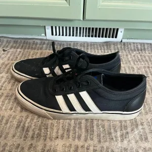 Adidas Originals Adiease Mens Athletic Shoes Canvas C75611 Black White Size 10