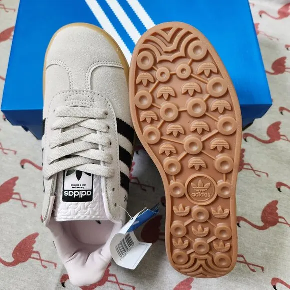Adidas Originals Gazelle Bold Low Top Casual Shoes Pink Brown