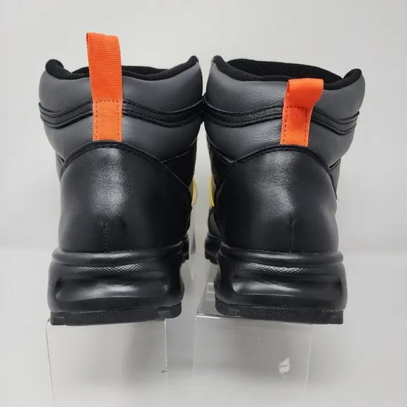 Adidas Originals Hiking Boots Mens 10 Black Chasker Logo 3 Stripes Hi Sneakers