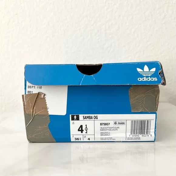 adidas Originals Samba OG Casual Shoes   Japan Limited Ribbon Laces