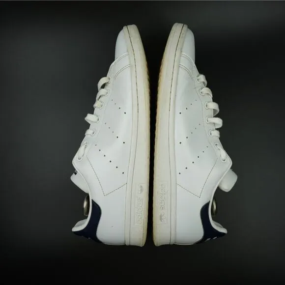 Adidas Originals Stan Smith Shoes Mens 12 Sneakers Casual White Blue FX5501