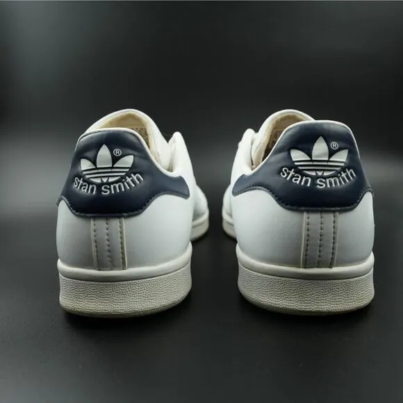 Adidas Originals Stan Smith Shoes Mens 12 Sneakers Casual White Blue FX5501