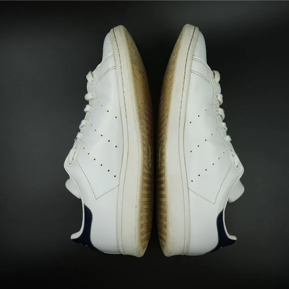 Adidas Originals Stan Smith Shoes Mens 12 Sneakers Casual White Blue FX5501