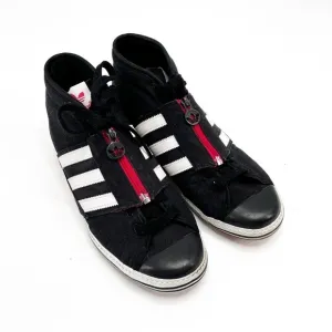 Adidas Originals Vanity Vulc Mid 2 Sneakers Black White Pink High Tops Size 9.5