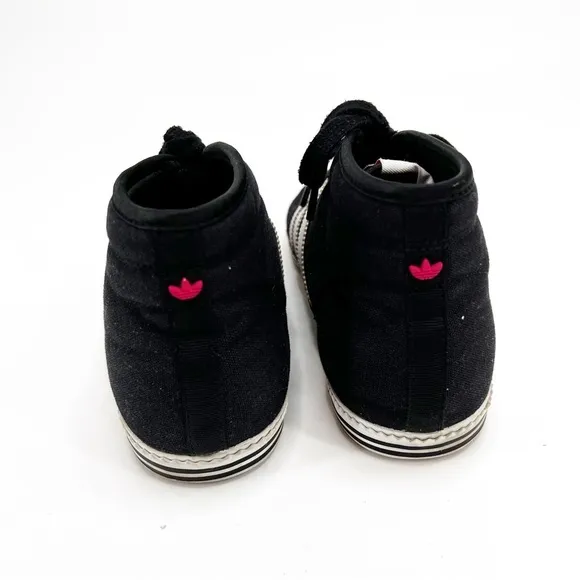 Adidas Originals Vanity Vulc Mid 2 Sneakers Black White Pink High Tops Size 9.5