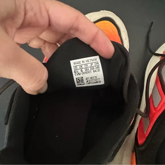Adidas Ozelia Orange Sneakers Size 6.5