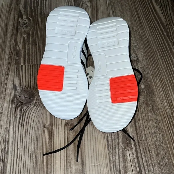 Adidas Racer TR21 K Cloud Foam Sneakers Unisex Shoes Black White Big Kids