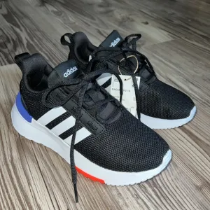 Adidas Racer TR21 K Cloud Foam Sneakers Unisex Shoes Black White Big Kids