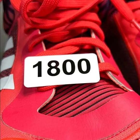 Adidas Red and Black Sneakers