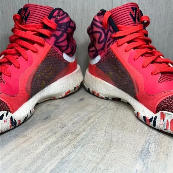 Adidas Red and Black Sneakers