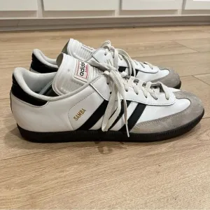 Adidas Samba Classic Shoes Sneakers Men’s Soccer White Black Gum Sole Size 13.5