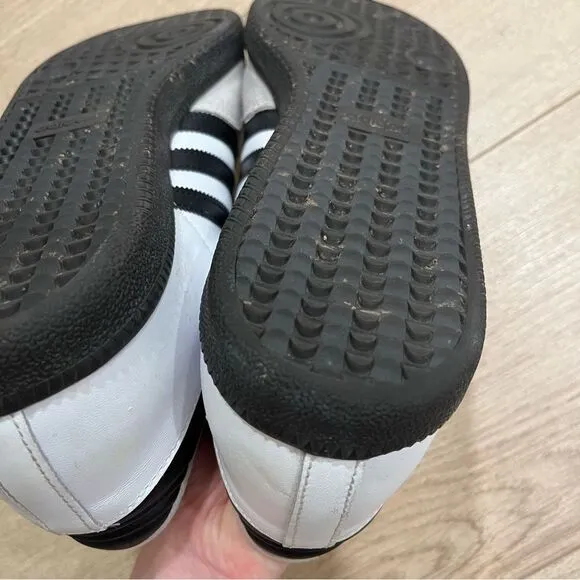 Adidas Samba Classic Shoes Sneakers Men’s Soccer White Black Gum Sole Size 13.5