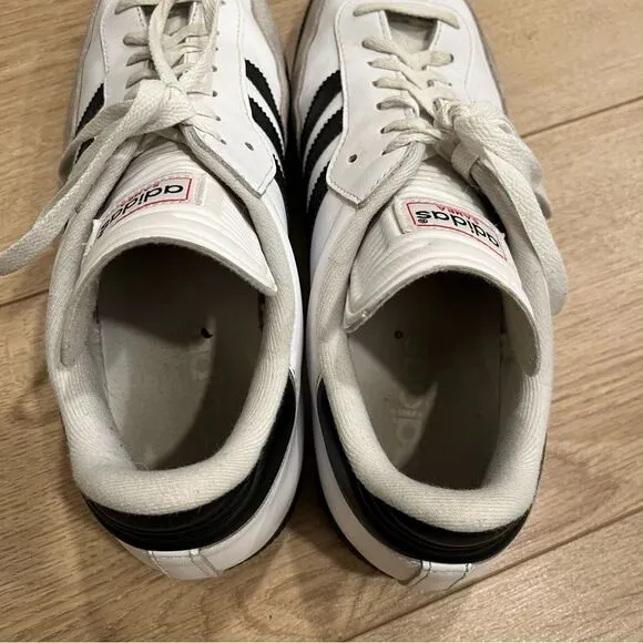 Adidas Samba Classic Shoes Sneakers Men’s Soccer White Black Gum Sole Size 13.5