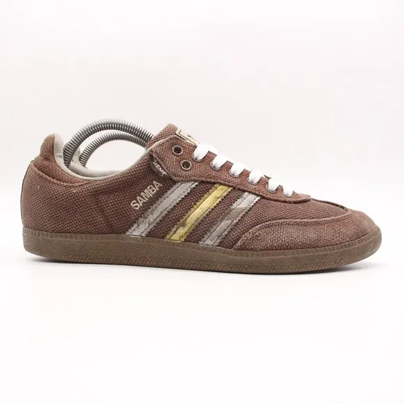 Adidas Samba Hemp Shoes Men’s Size 9 Brown Soccer Skateboard Casual