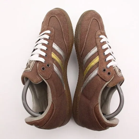 Adidas Samba Hemp Shoes Men’s Size 9 Brown Soccer Skateboard Casual