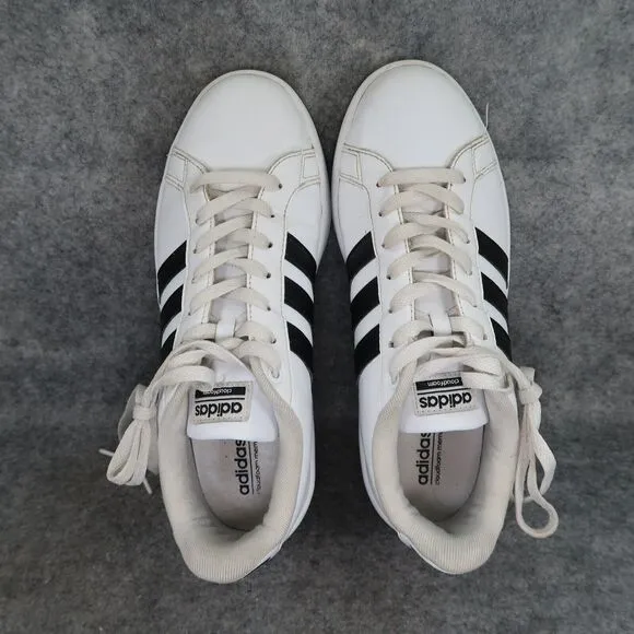 Adidas Shoes Womens 8.5 Sneakers Neo Cloudfoam Advantage Casual Lifestyle White
